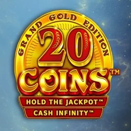 20 Coins Grand Gold Edition by Wazdan, showcased at rainsbetcasino.gr – game logo