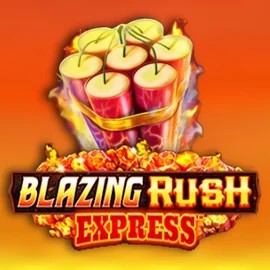 Blazing Rush Express logo by AreaVegas at Rainbet Casino