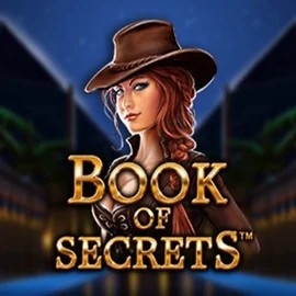 Book of Secrets online game logo by SYNOT Games on rainsbetcasino.gr