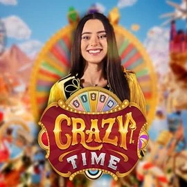 Crazy Time slot icon by Evolution, available at Rainbet Casino