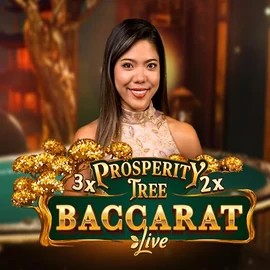 Prosperity Tree Baccarat by Evolution, showcased at rainsbetcasino.gr – game logo