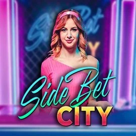 Official Live Casino logo: Side Bet City by Evolution at Rainbet Casino